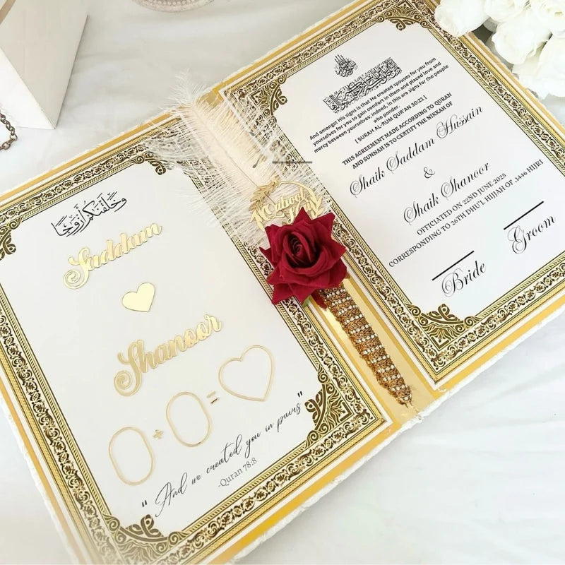 Trendy Nikah Nama for Nikah