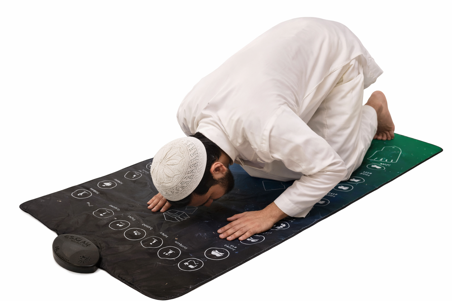 Smart Interactive Prayer Mat – Audio Guided Salah| for Kids & Adults