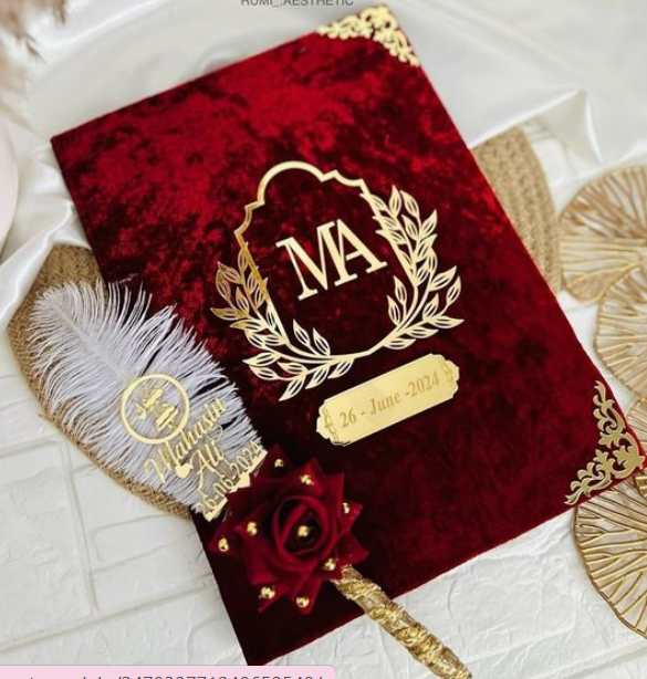 Trendy Nikah Nama for Nikah